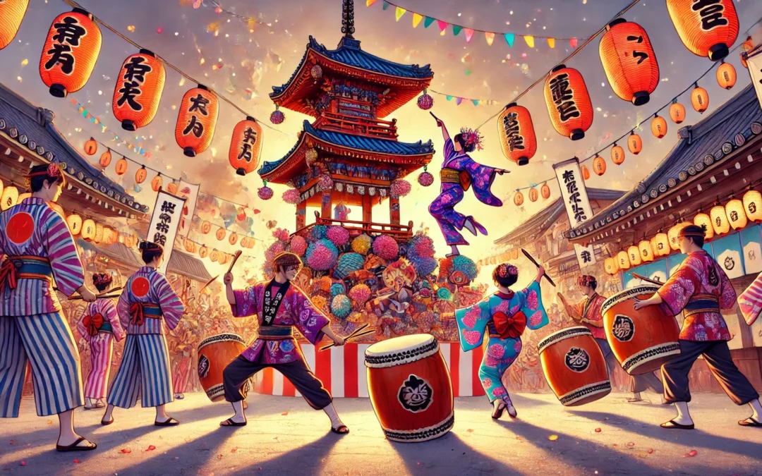 Experience the Rhythmic Energy of Bon Dance and Eisa Okinawan Drums at the Asian Culture Festival