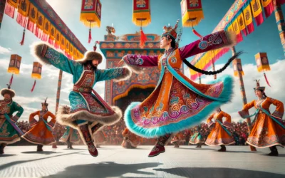 The Elegance and Spirit of Mongolian Dance at the Asian Culture Festival