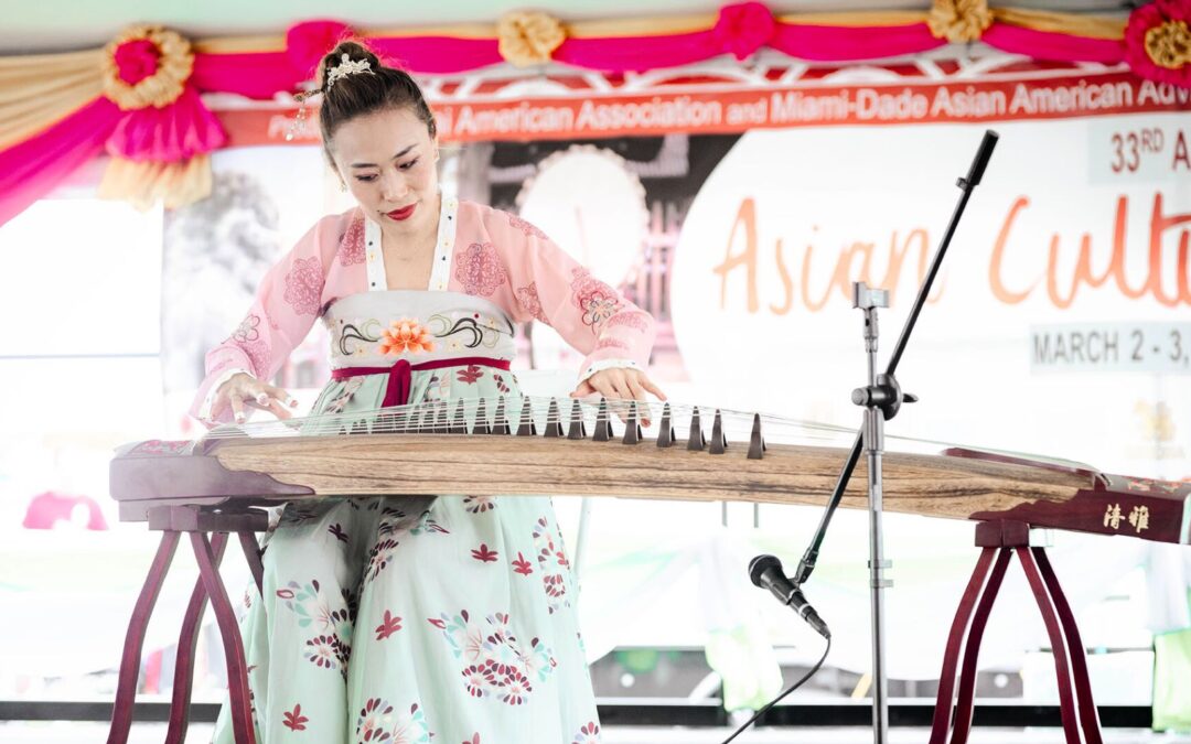 Experience the Enchanting Chinese Guzheng at the Asian Culture Festival – Featuring Yi Song’s Performance